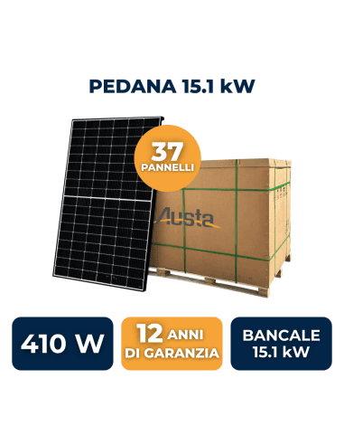 Kit 37 Pannelli Solari 410 W - 15,1 kW Austa image
